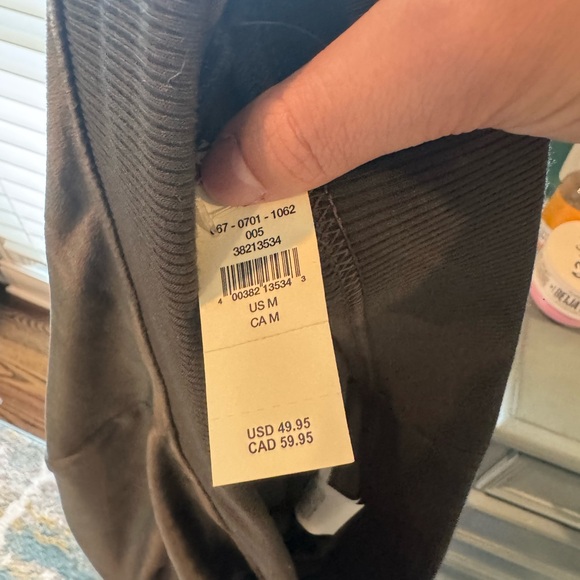 Aerie Shiny Black Straight Leg Pants & Hoodie Set - Picture 5 of 5